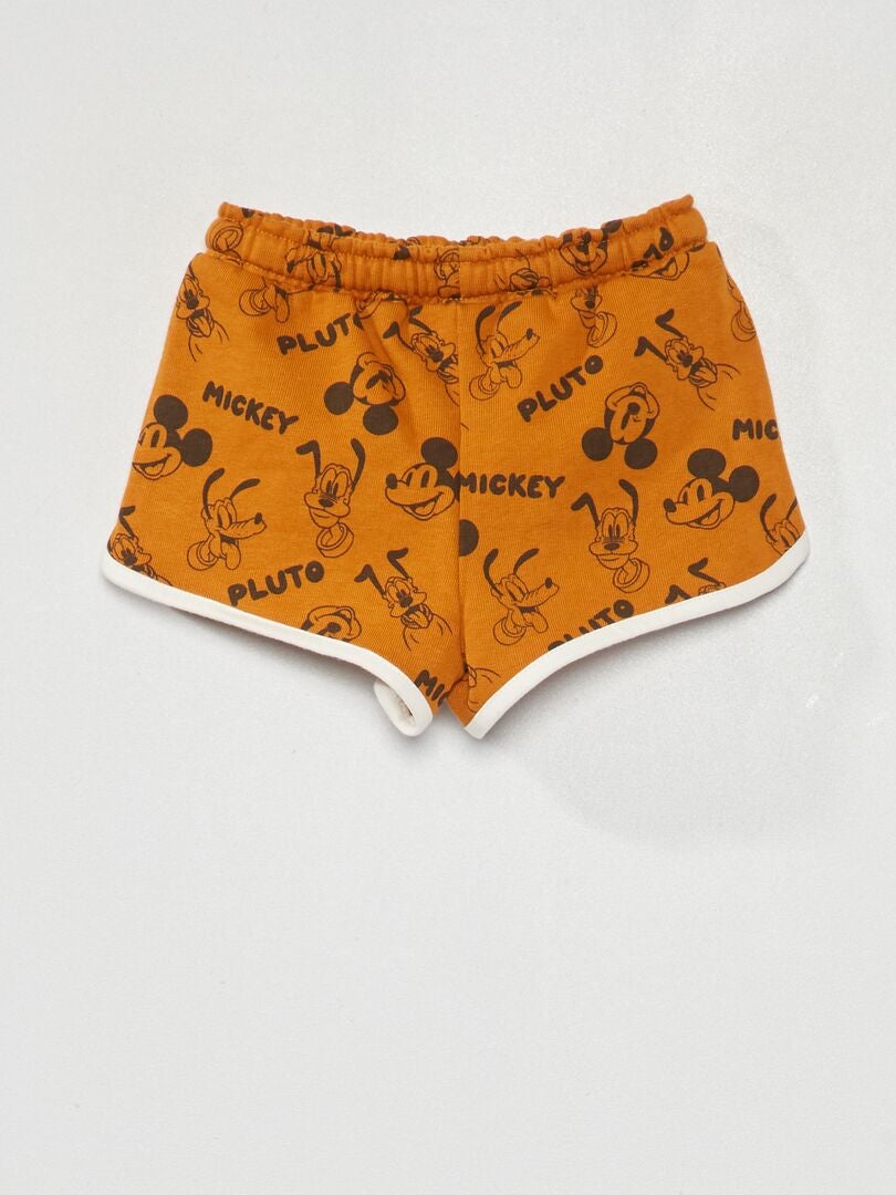 Conjunto Disney com camiseta, shorts, moletom e calça de moletom - 4 peças - VERDE