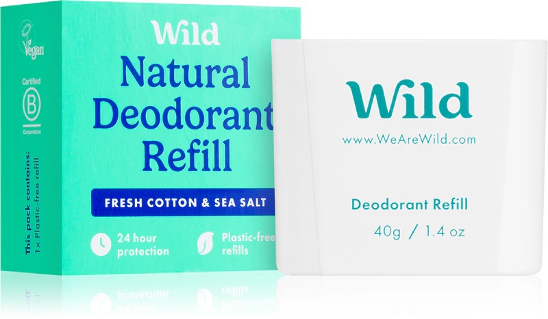Dezodorant v stiku Wild Fresh Cotton & Sea Salt, nadomestno