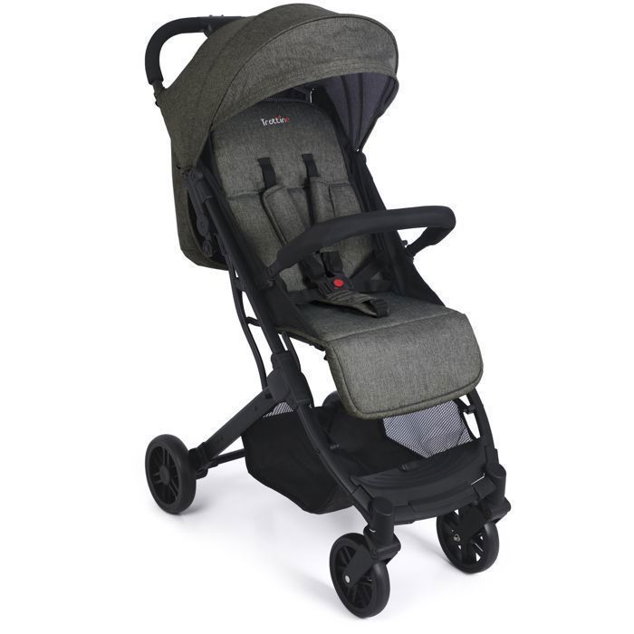 Poussette canne naissance ultra compacte TROTTINE Kentucky DarkGrey