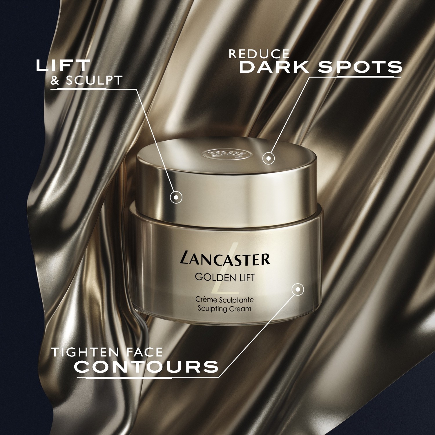 Lancaster Golden Lift set za njegu lica My Golden Lift Routine - 1 komad