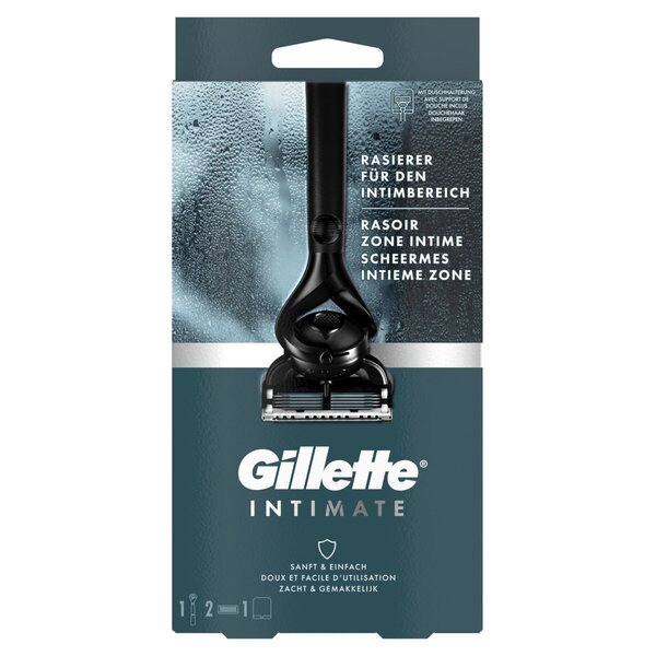Sistem za intimno britje Gillette<br>Vključuje 2 nadomestni rezili