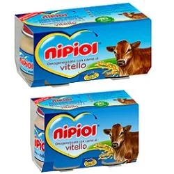 NIPIOL Nipiol Veau homogénéisé 120 g 2 morceaux