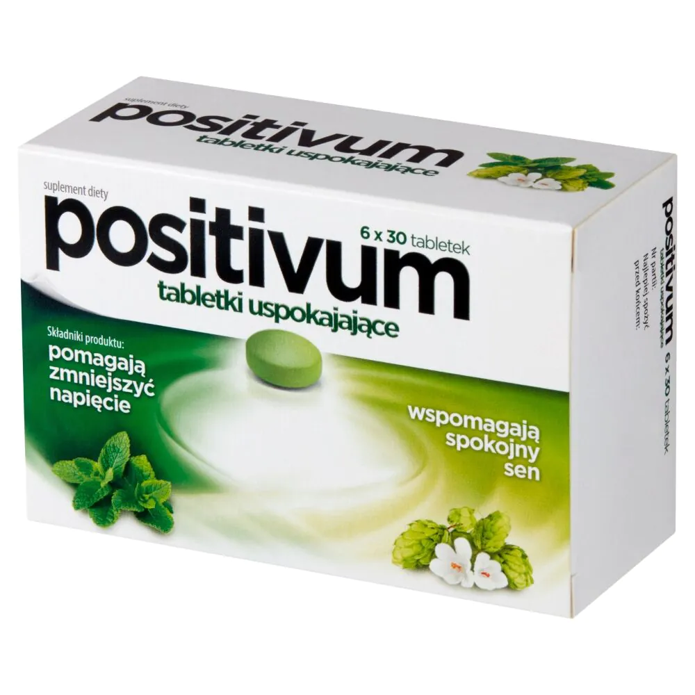 Positivum, Suplement diety na uspokojenie, Tabletki