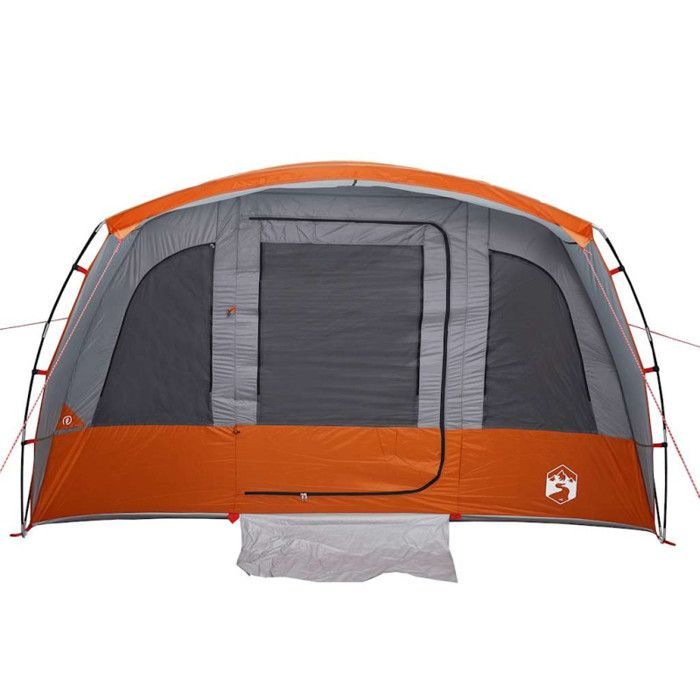 Waterproof grey tunnel family tent for 8 people