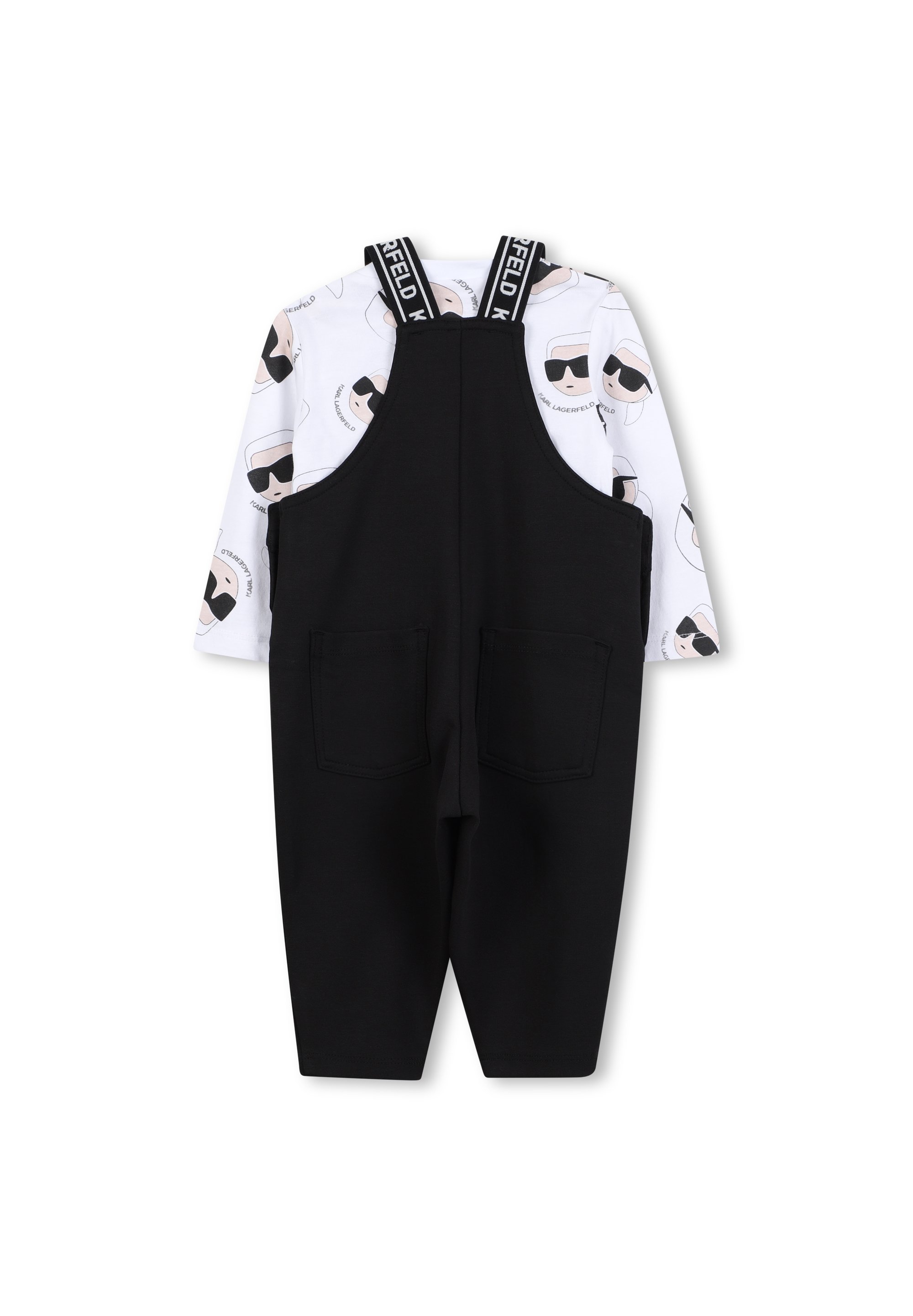 COMPLETO KARL LAGERFELD KIDS - Maglia a maniche lunghe - nera