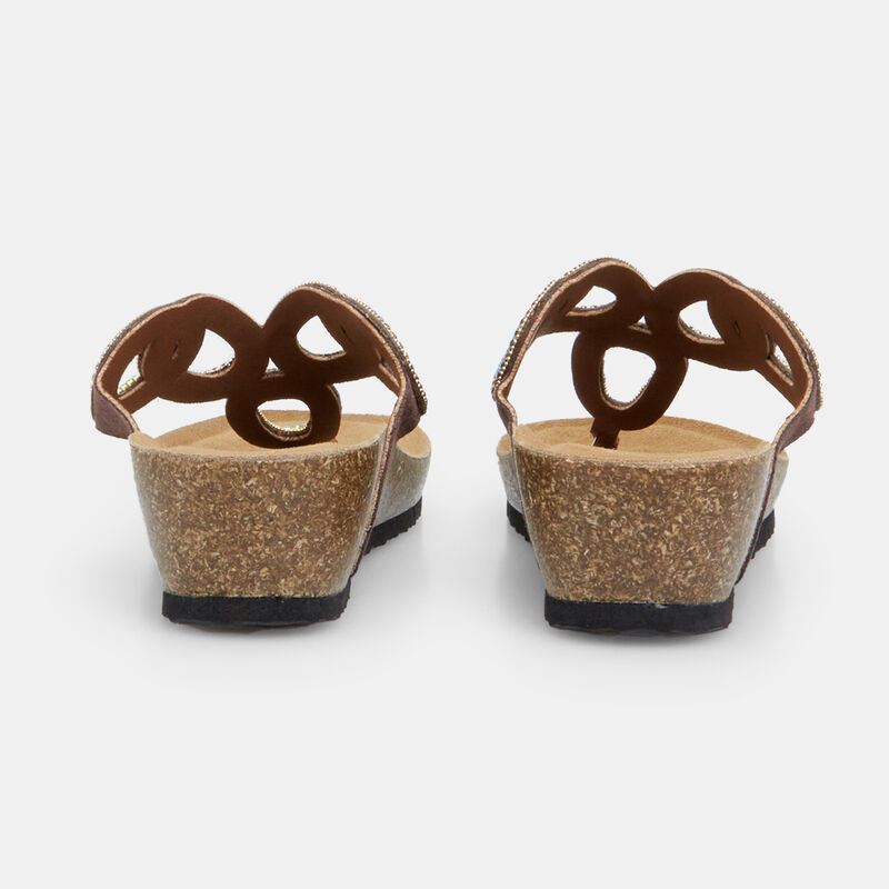 Damflip-flops med strass