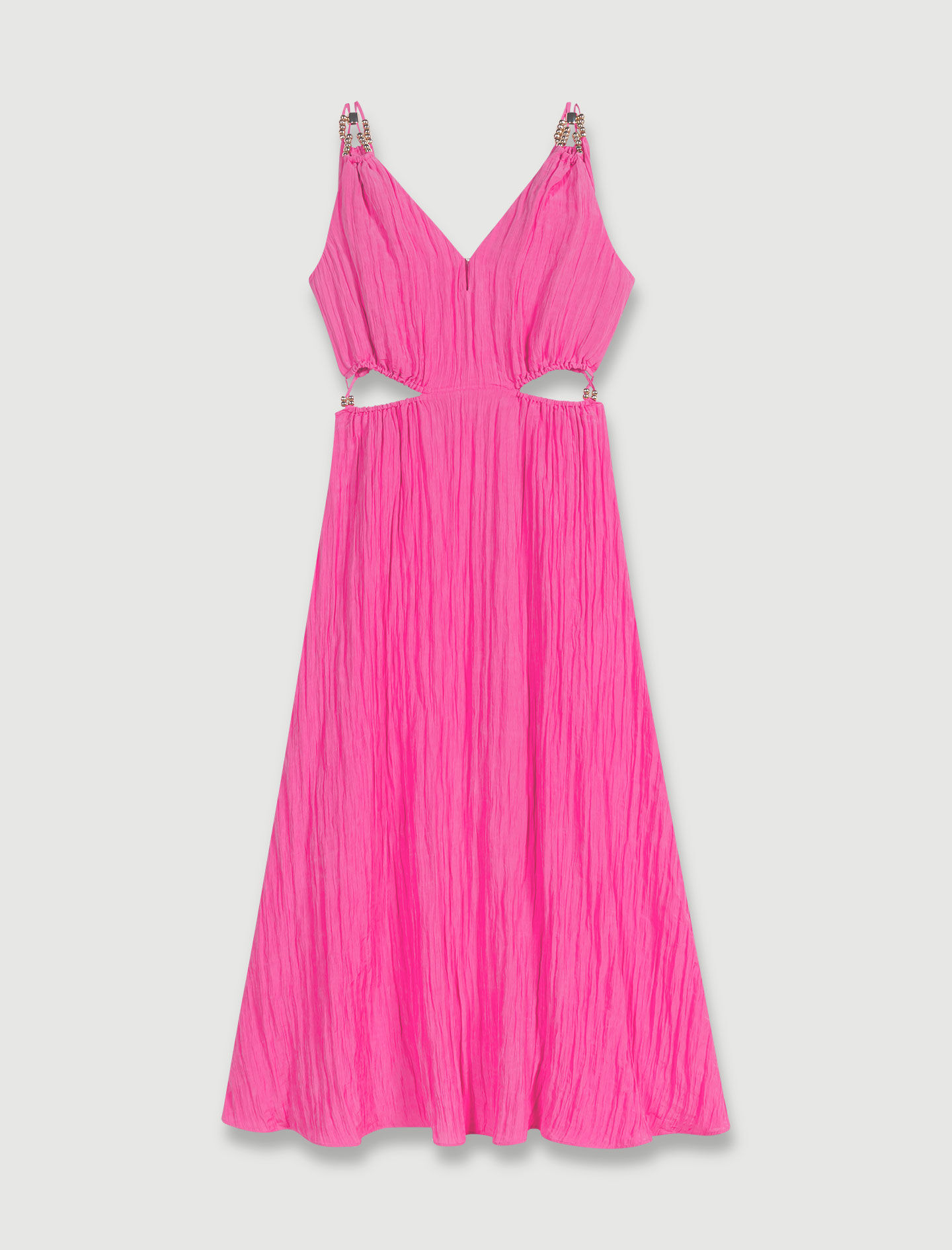 Avokärkinen midimekko - Pinkki