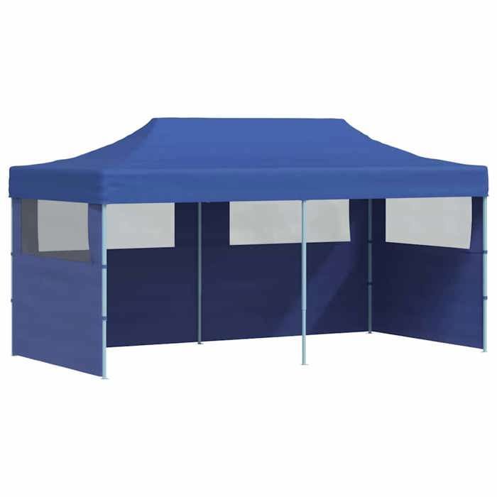 BARNUM Bleu - LEMON®Tente de réception Pliant/Tonnelle de fête - ANTI-UV - bleue 3 x 6 m - J1996056