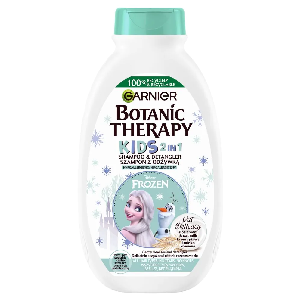 Garnier Botanic Therapy Kids Szampon do włosów 2w1 Oat Delicacy Kraina Lodu