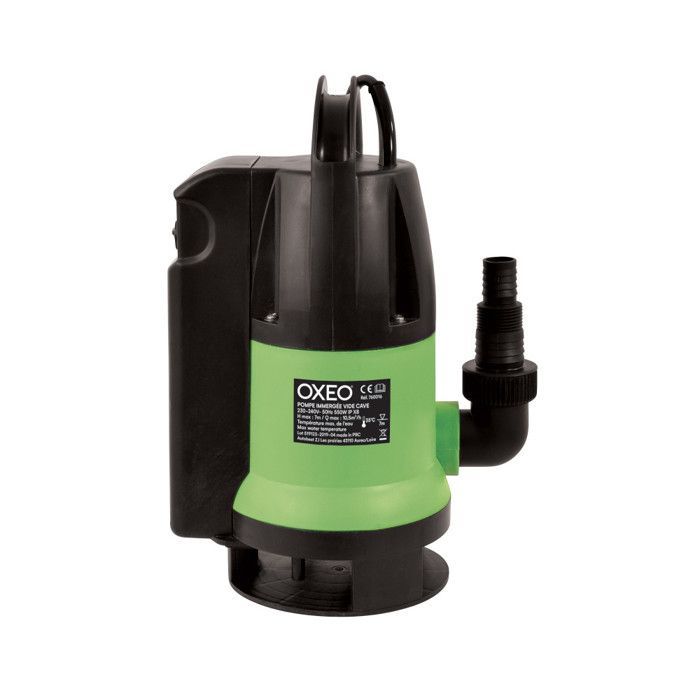 Bomba sumergible con interruptor de flotador integrado - Bomba para la eliminación de aguas sucias - 550 W - Altura de impulsión de 7 m - Bomba de agua sumergible automática