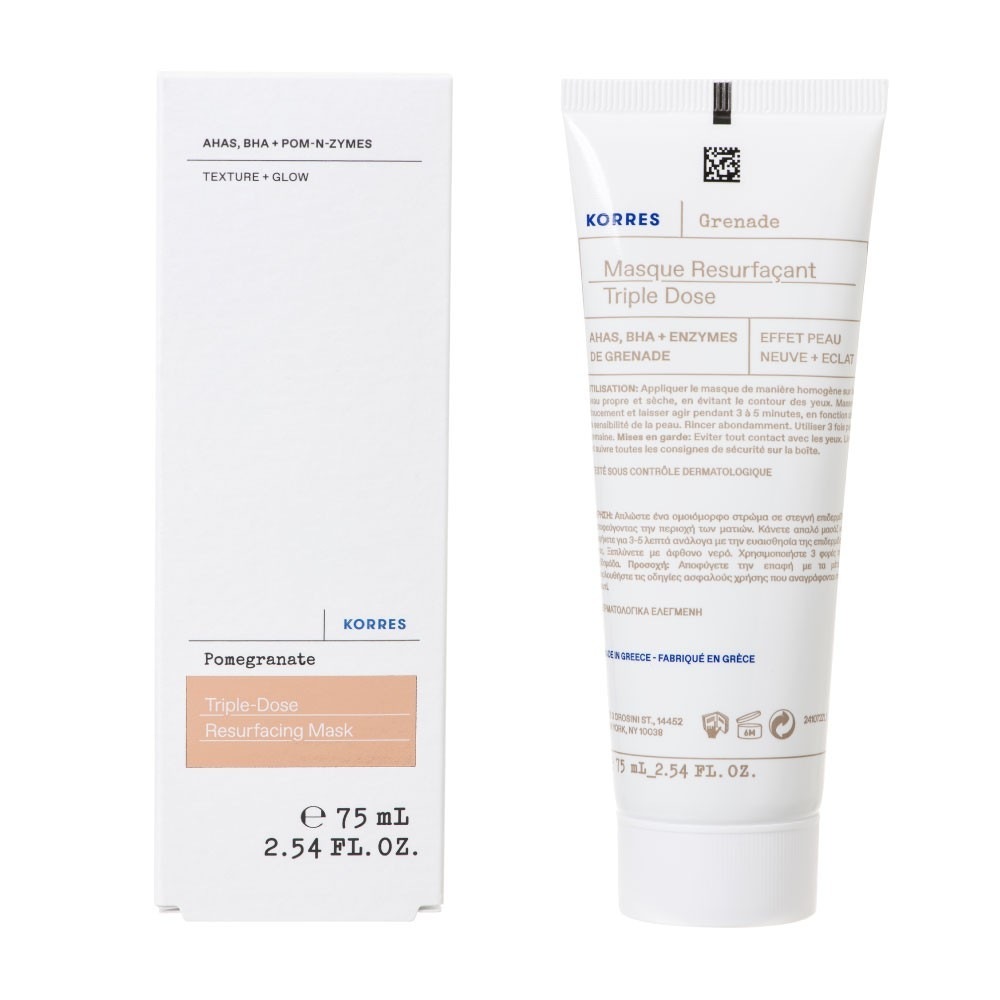 KORRES Masque Peeling Resurfaçant AHA & Grenade