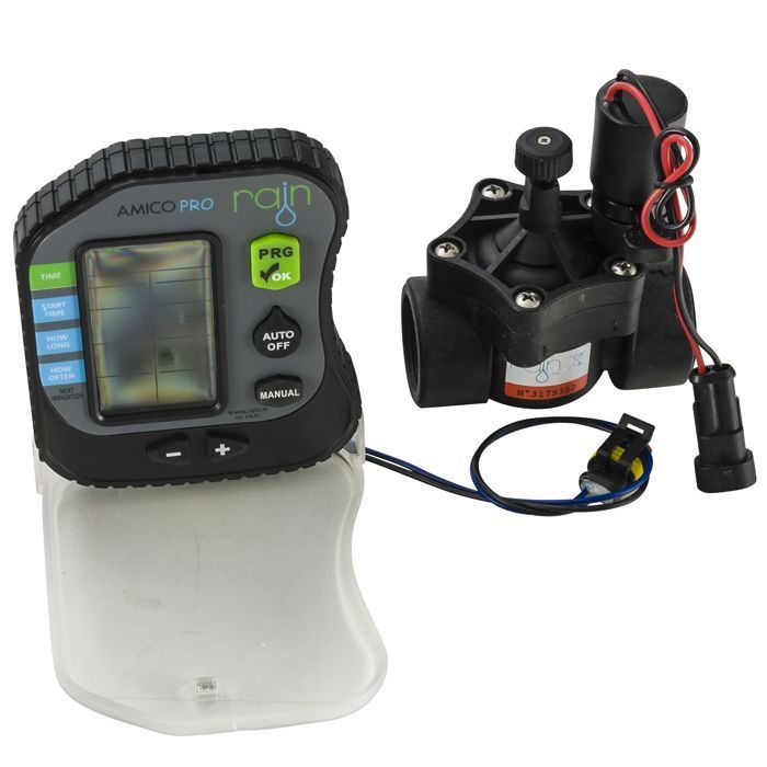 Timer per irrigazione impermeabile da 9 V con elettrovalvola PRO