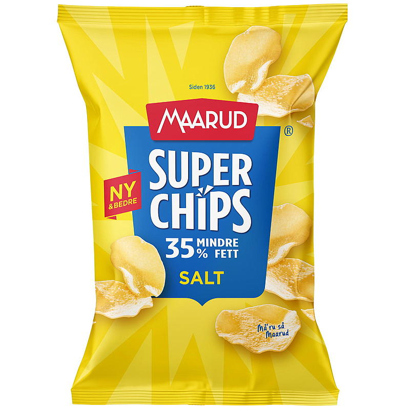 Maarud Superchips 130 g Salt Maarud