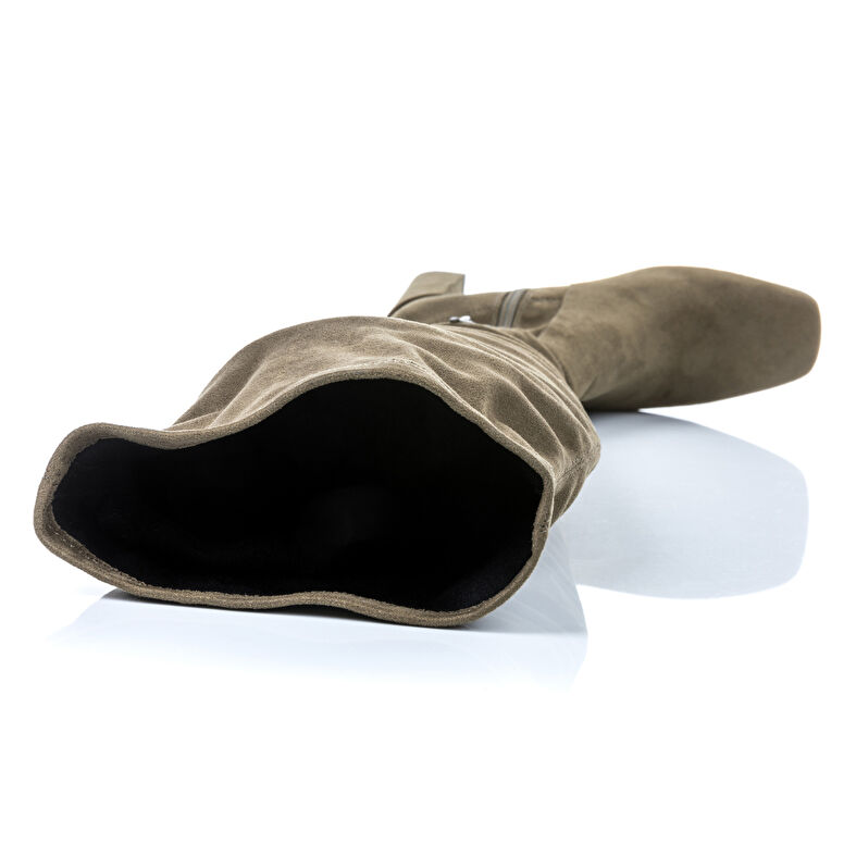 Grüne Damenstiefel