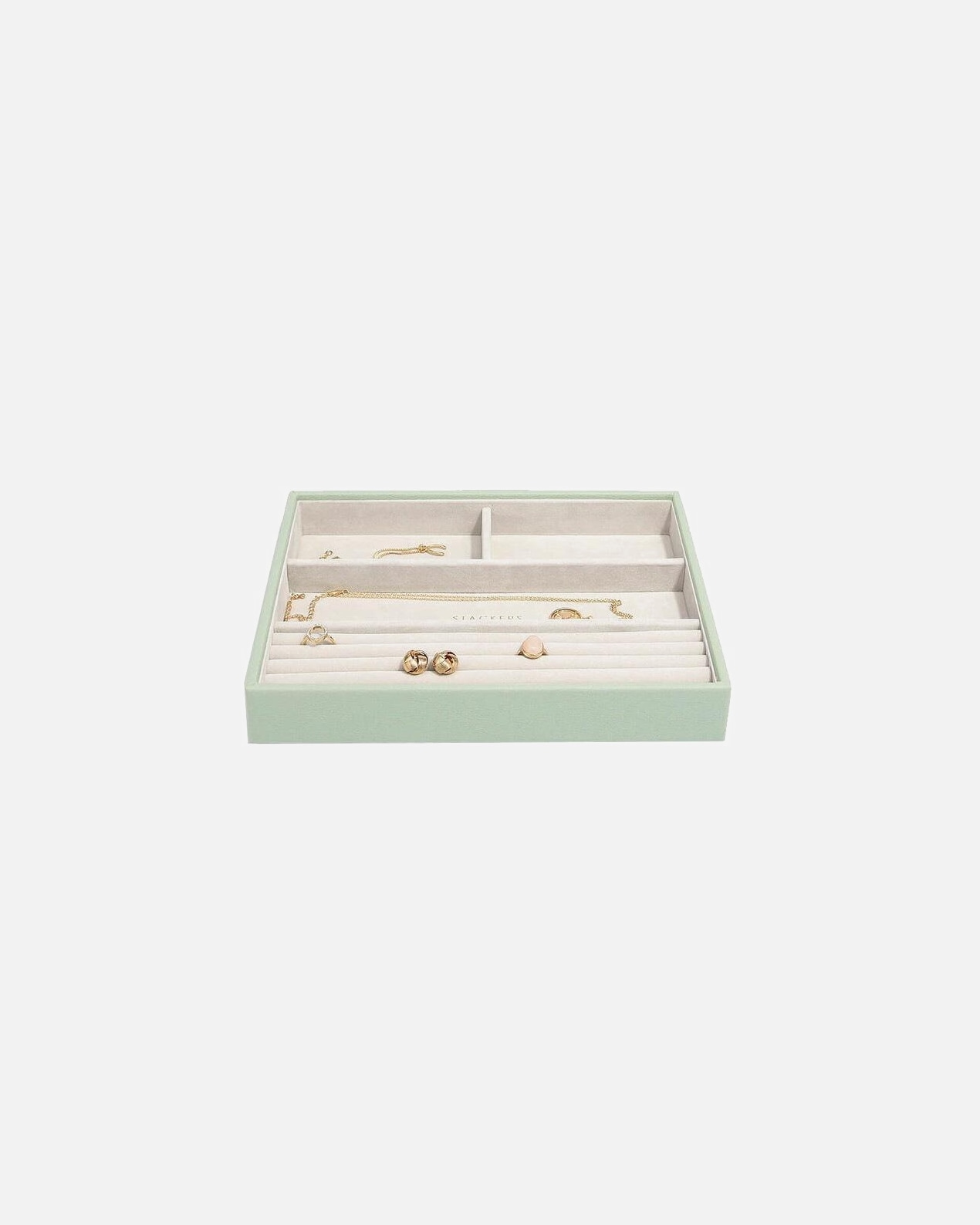 Ensemble de 4 accessoires de mode Stackers, vert sauge - 1 pièce