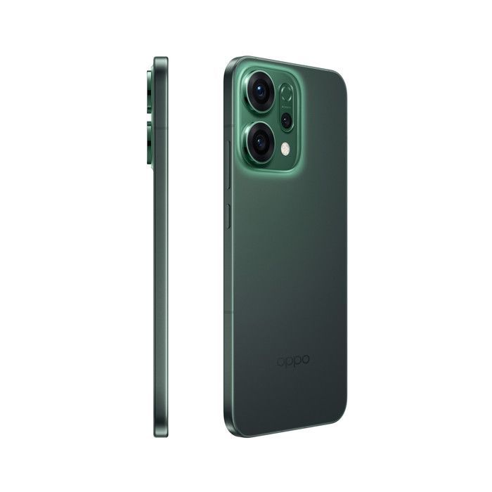 Oppo Reno14 5G Smartphone, Android 15, 12 GB RAM, 512 GB Speicher, Triple-Kamera (50 MP), Grün