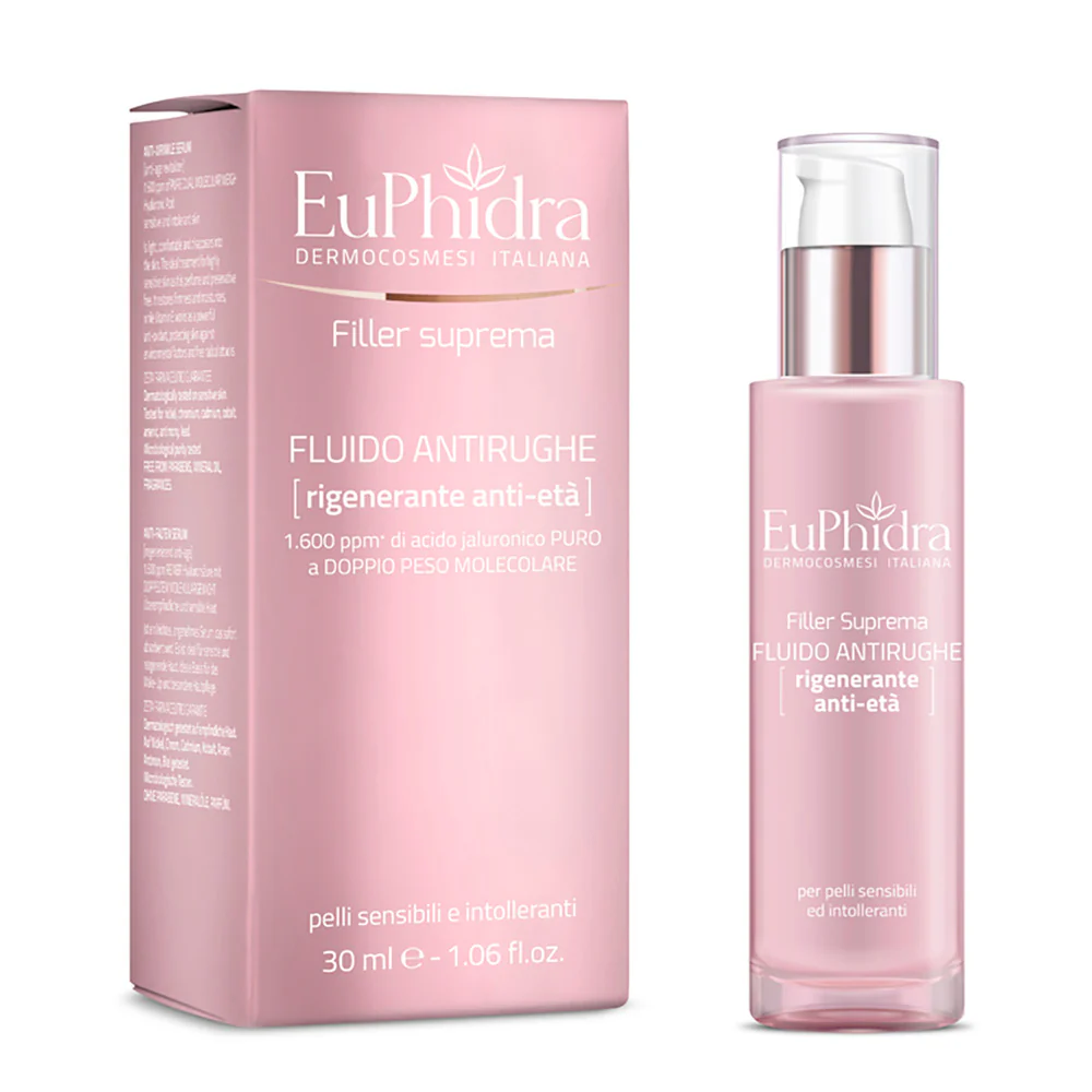 Filler Suprema Fluido antirughe rigenerante antietà - Fluido viso antirughe