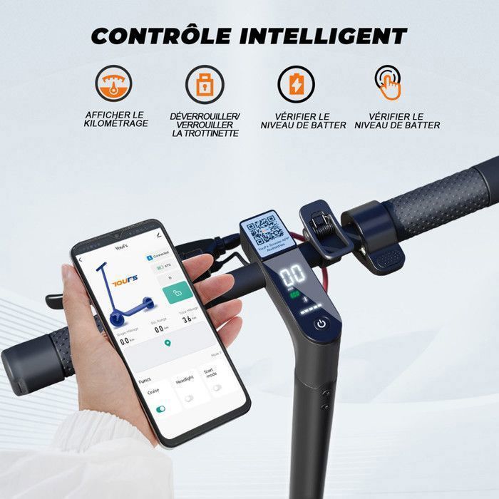 YEE GOO - Trottinette électrique Pliable - Roues 8.5
