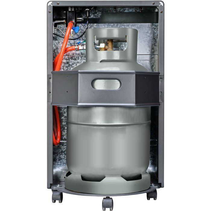Poêle à gaz - Qlima - GH 825 C - 1300 W à 2500 W - Gaz catalytique - Allumage piezo - Jusqu'à 80 m³