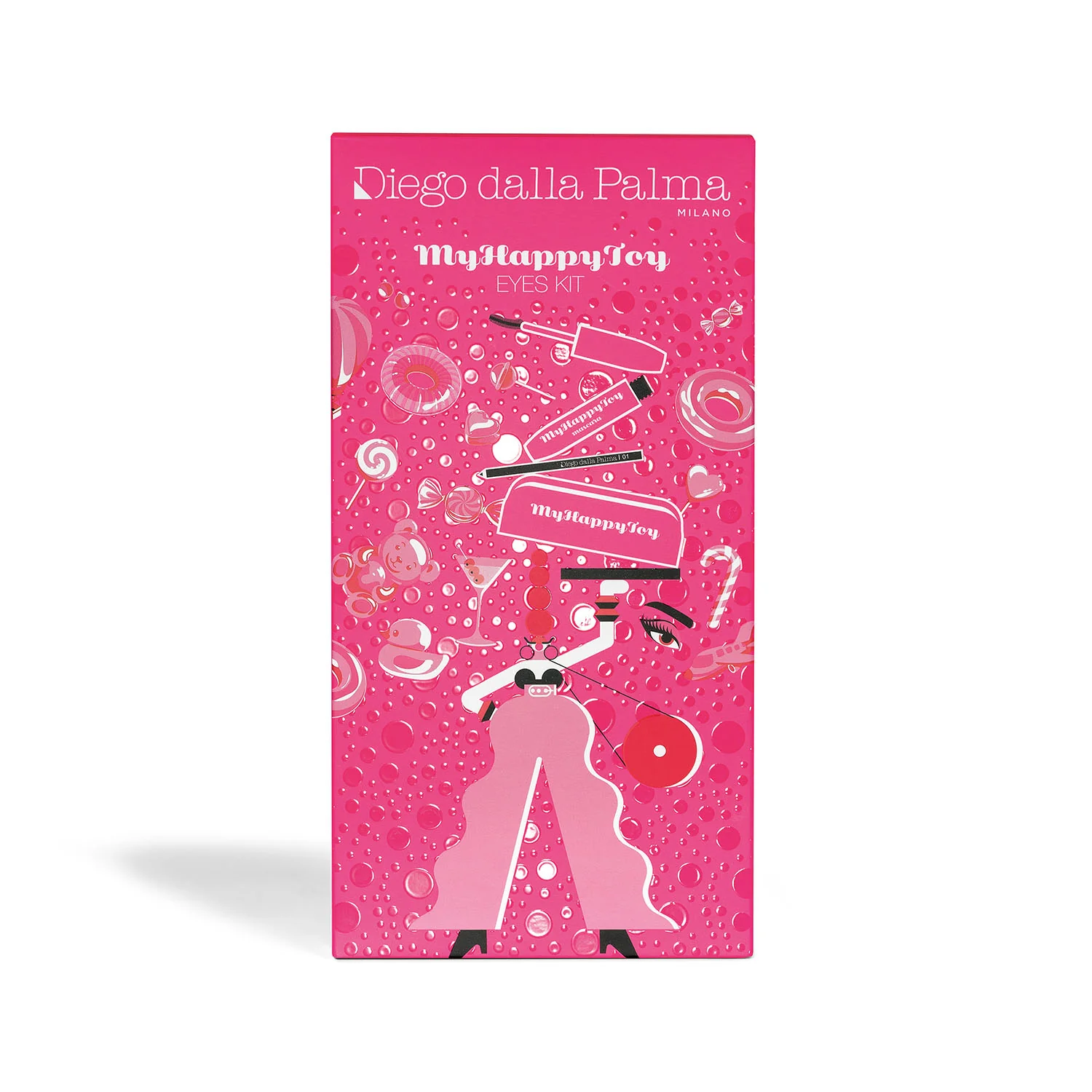Occhi Kit Myhappytoy Mascara - Cofanetto Make Up, Mascara, Matita occhi