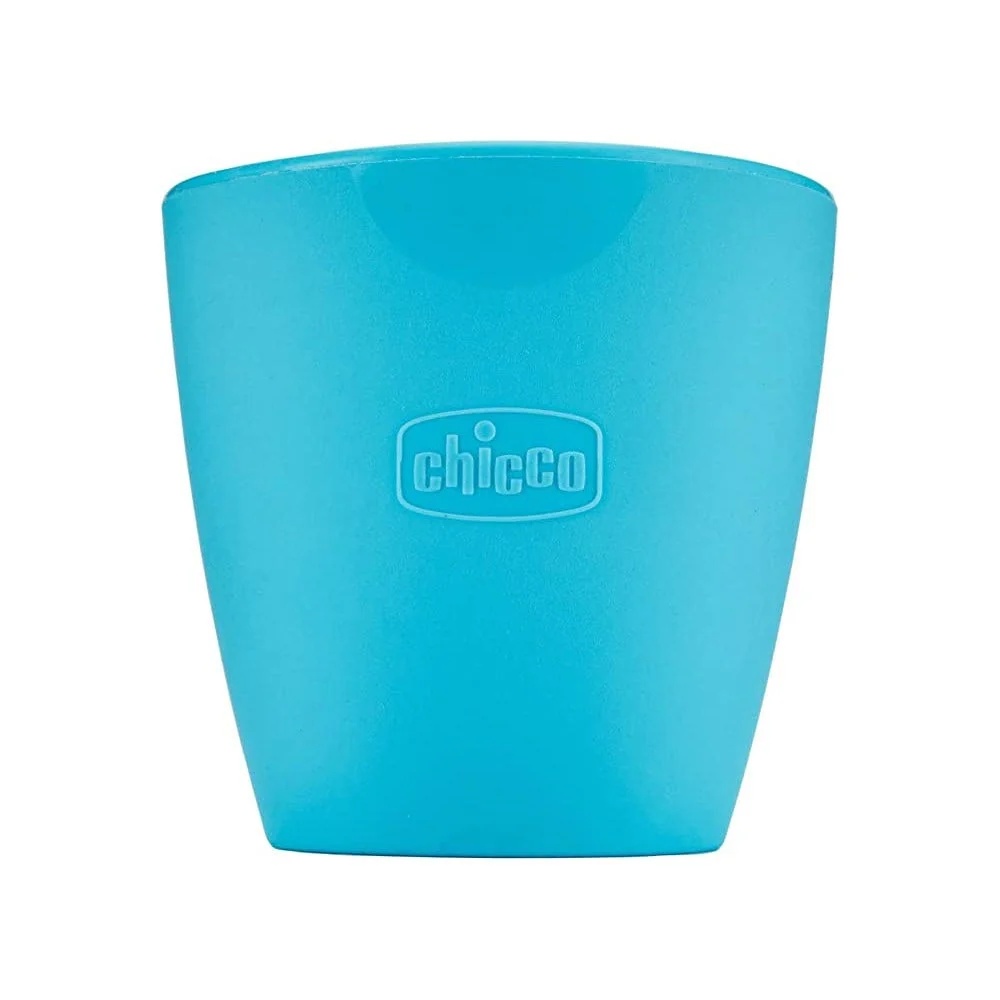 Biberon en silicone CHICCO Chicco bleu, 6 mois et plus