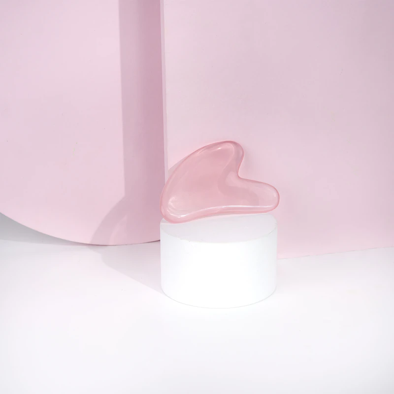 Brushworks Resin Rose Roller & Gua Sha Huidverzorgingsset