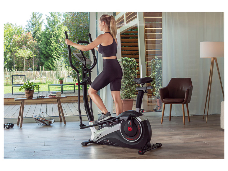 Bicicletă eliptică hibridă Christopeit »AX 6500«, 2 în 1 pentru acasă