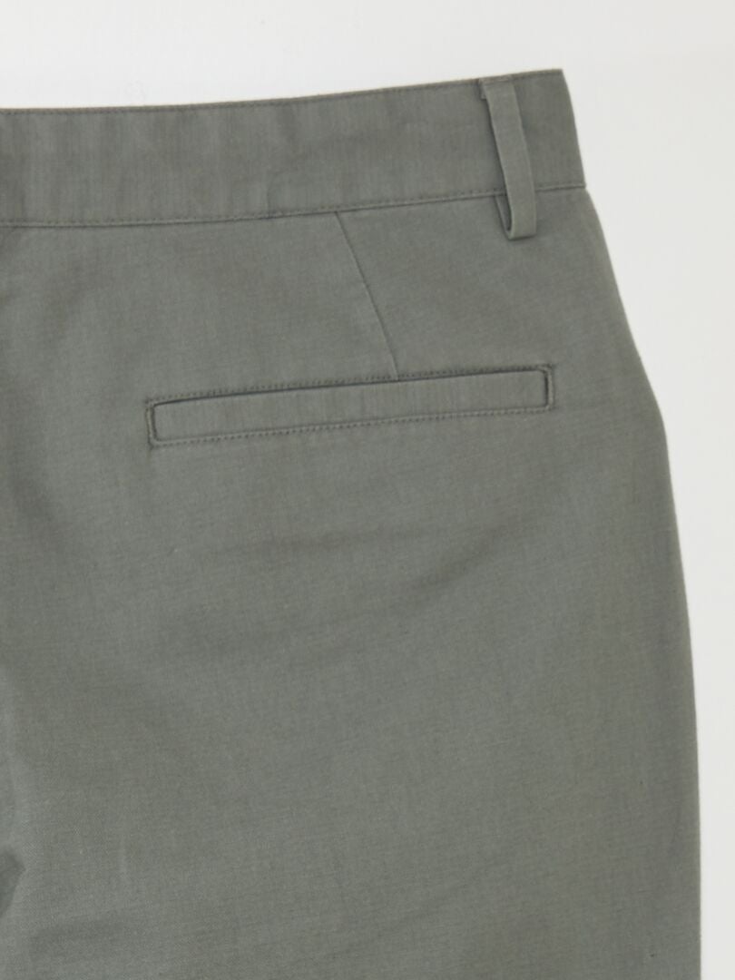 Slim fit chino broek - GROEN