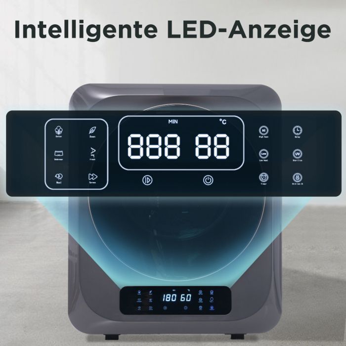 Sèche-linge portable - LANGTU - Compact - Capacité 4 kg - Écran LCD - Pompe à chaleur