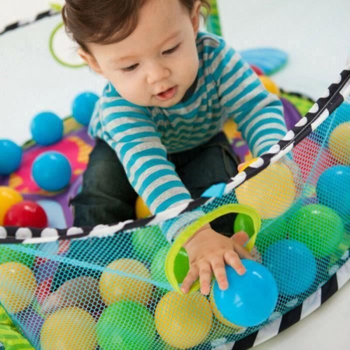 Convertible baby playmat for girls and boys, Playmat from birth, Ball pit playmat with 30 baby balls