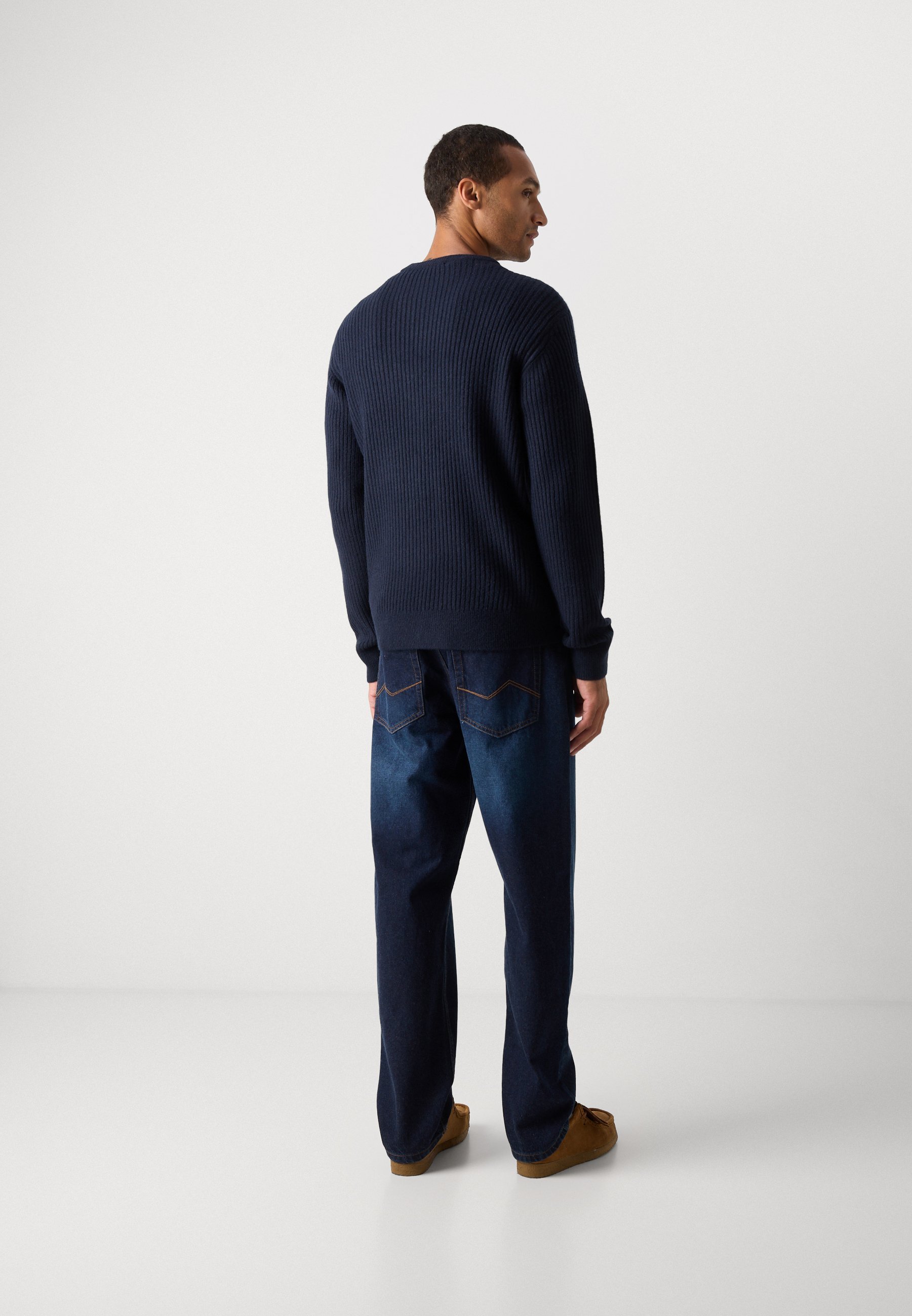 INDICODE JEANS O-HALS - Trui - marineblauw