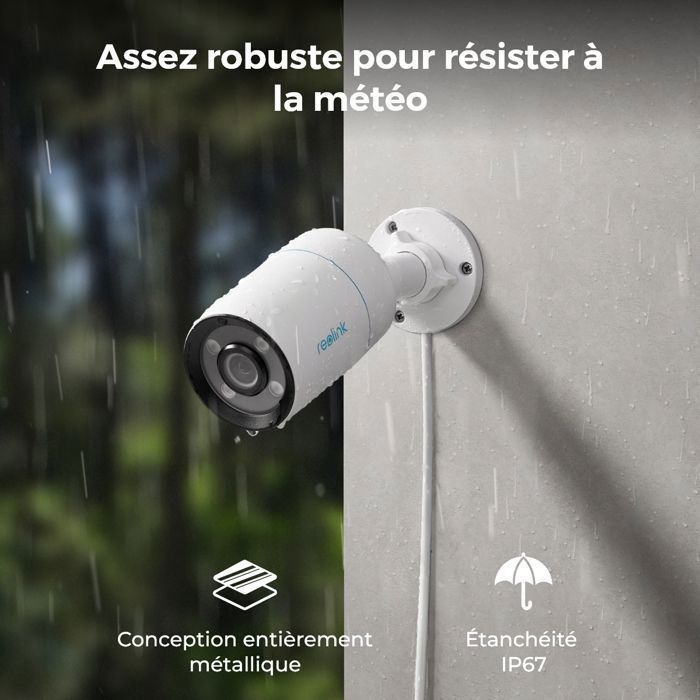 Reolink 8MP 4K ColorX PoE Surveillance Camera, Color Night Vision, Super Aperture F1.0, Intelligent Motion Detection