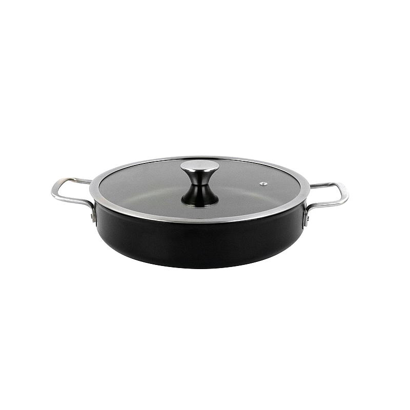 Cuisine Chef stekpanna ø 28 cm låg med glaslock Chef