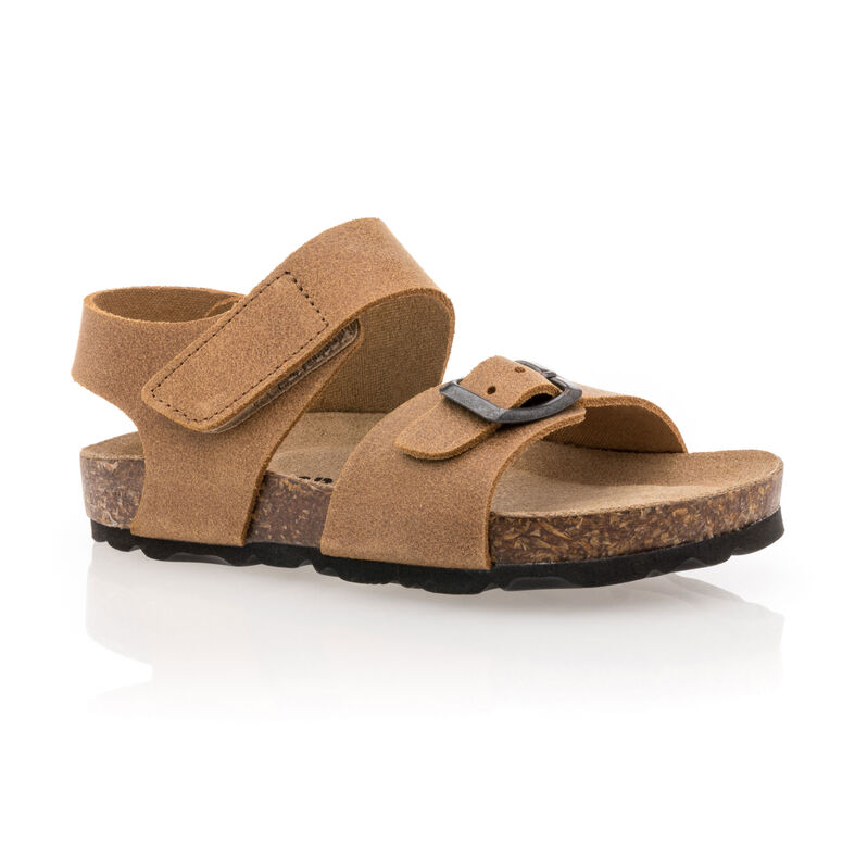 Sandalias marrones para niño / Zapatos de punta abierta