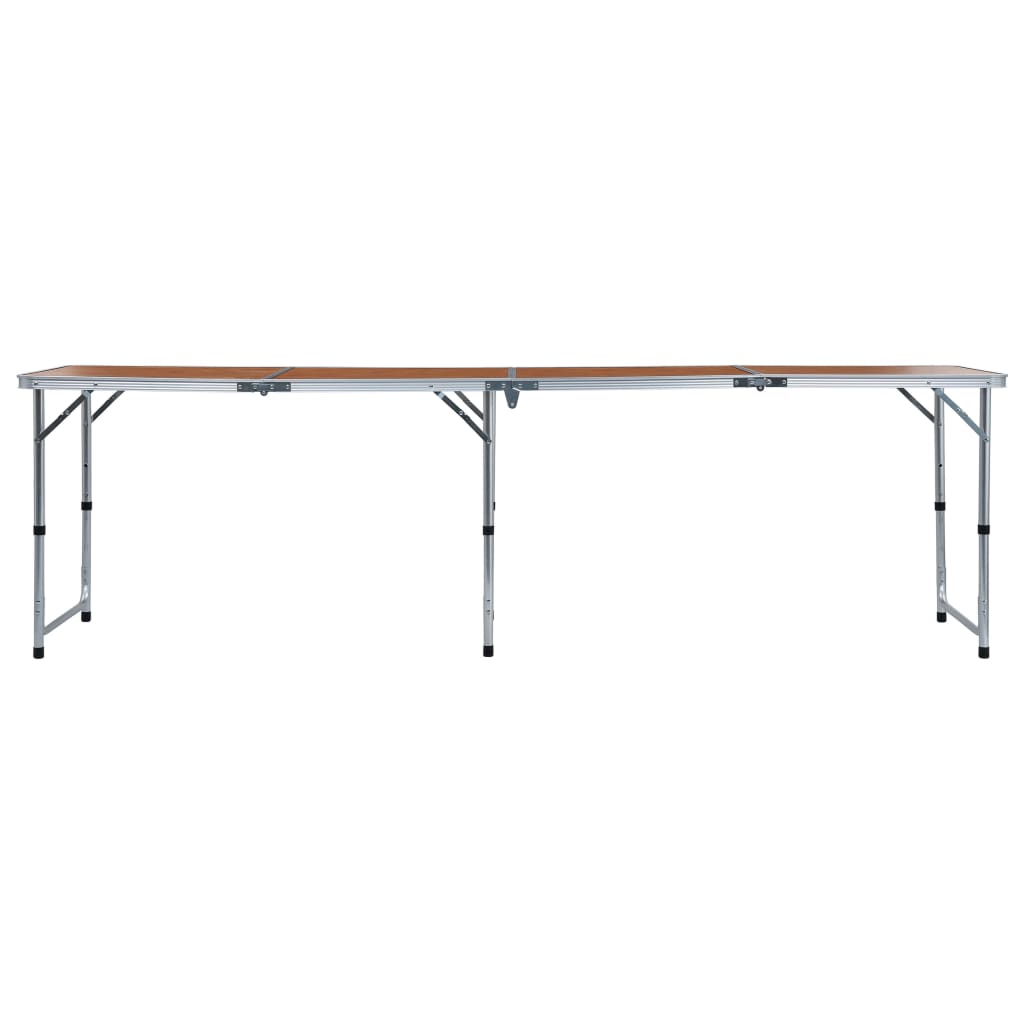 Vidaxl Mesa De Camping Plegable De Aluminio