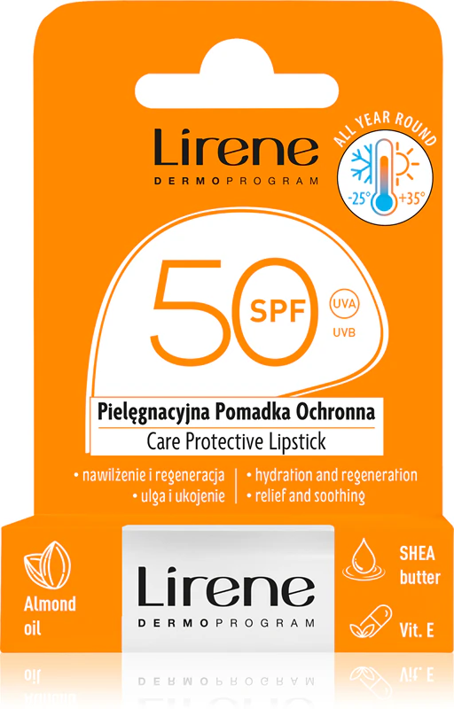 Захисний бальзам для губ Lirene Care Protective Lipstick зі зволожувальним ефектом