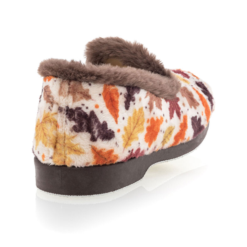 Pantuflas marrones para mujer