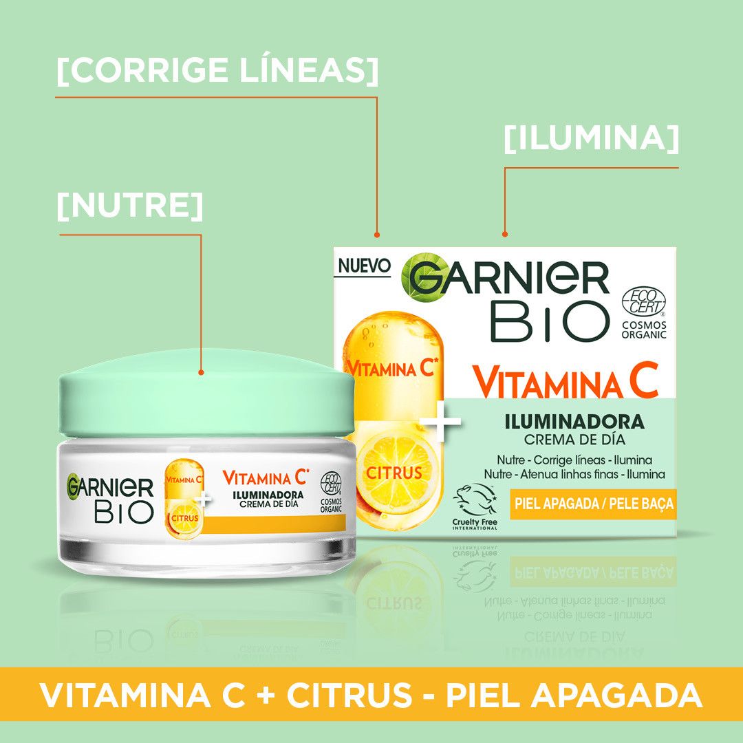 BIO dnevna krema s vitaminom C za posvjetljivanje lica Hidratantne kreme za lice