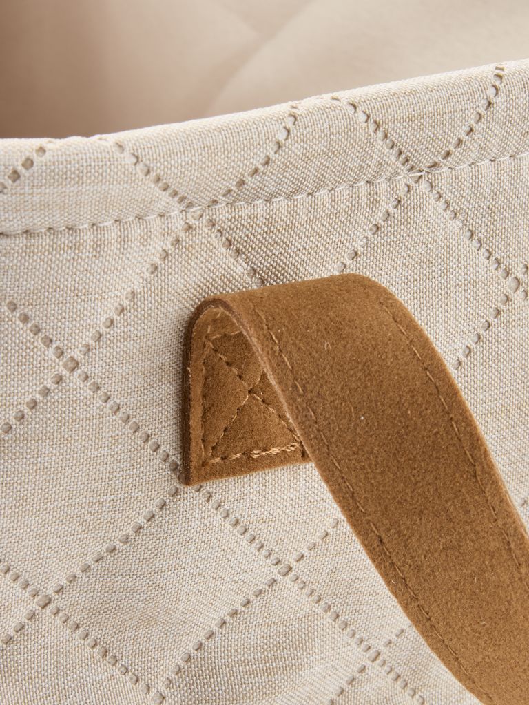 KEN KEN košara širina 23 x duljina 33 x visina 18 cm bež s ručkom