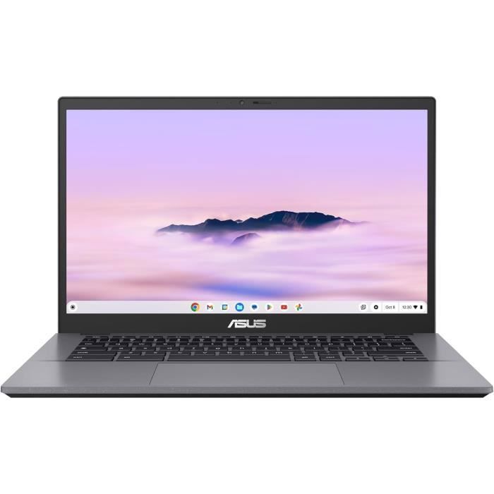ASUS Chromebook Plus avec Google AI CX3402CBA-PQ0104 - 14 Full HD Laptop Intel Core i3,8GB RAM,128GB UFS,ChromeOS - AZERTY FR Key