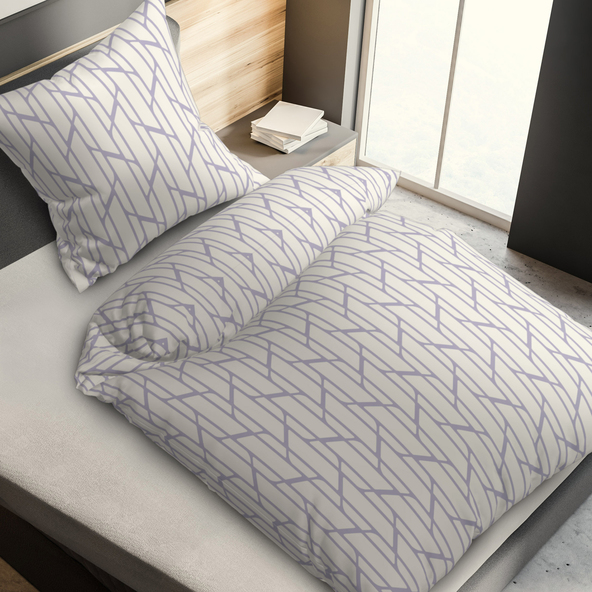 Soft bed linen, 135 x 200 cm, purple