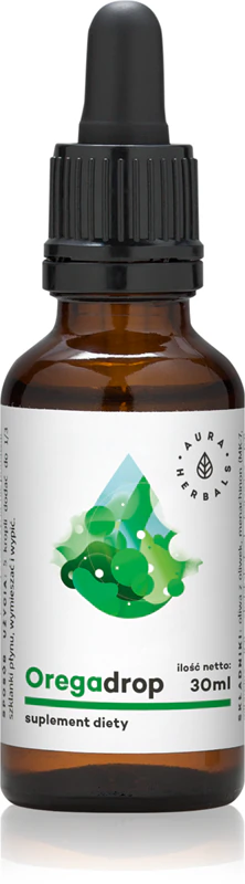 Výživový doplnok Aura Herbals Oregadrop s oreganovým olejom v kvapkách s antioxidačnými účinkami