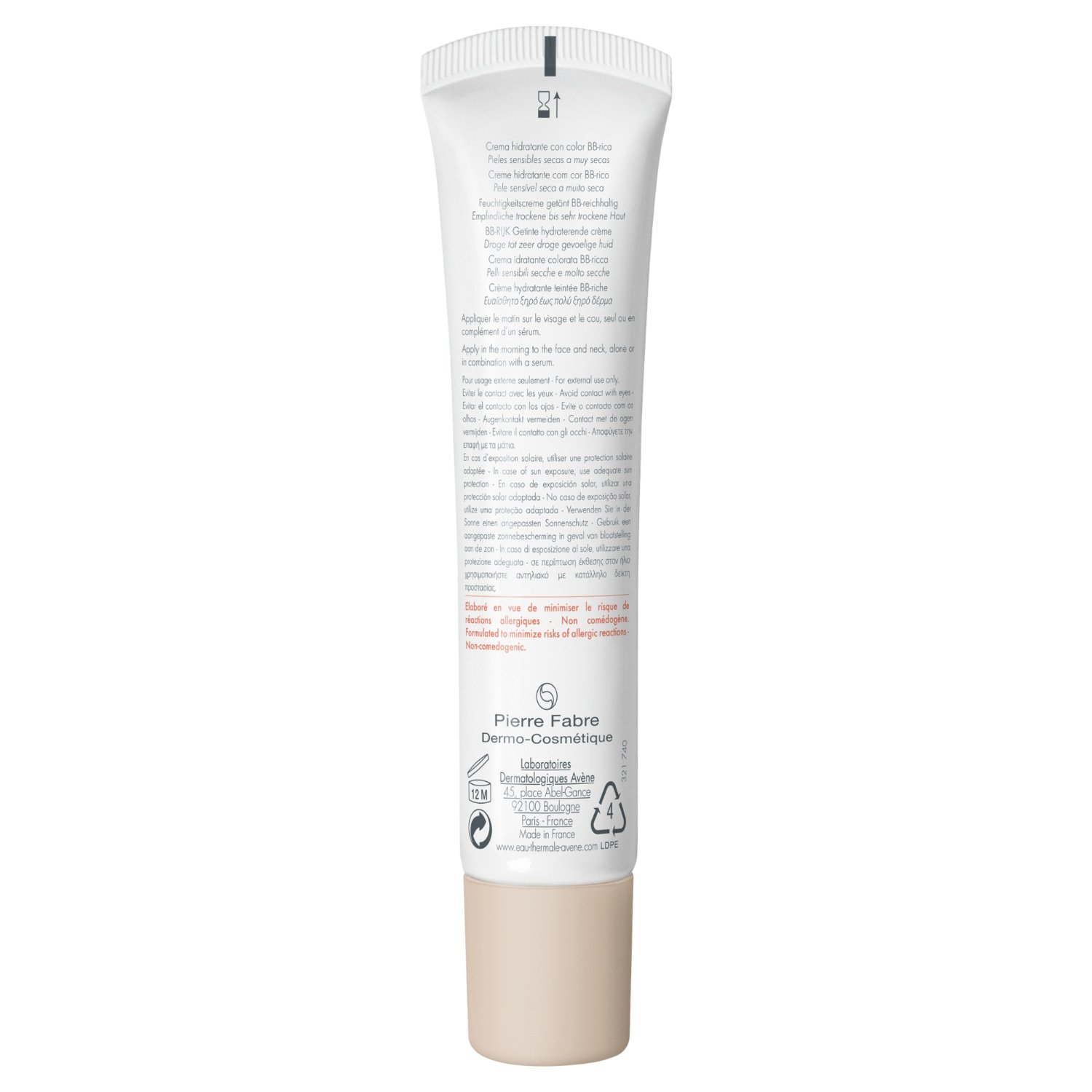 Авен тонирана дневна крема Hydrance BB SPF 30 - 40 мл