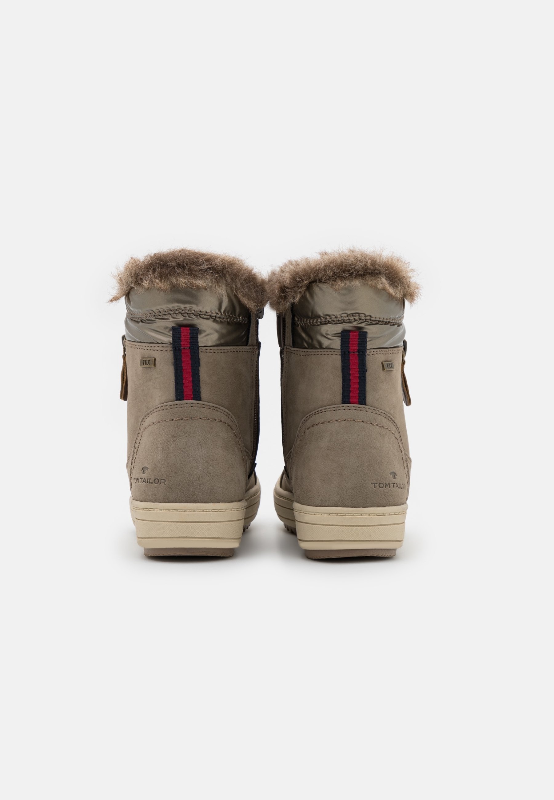 TOM TAILOR veterlaarsjes - taupe