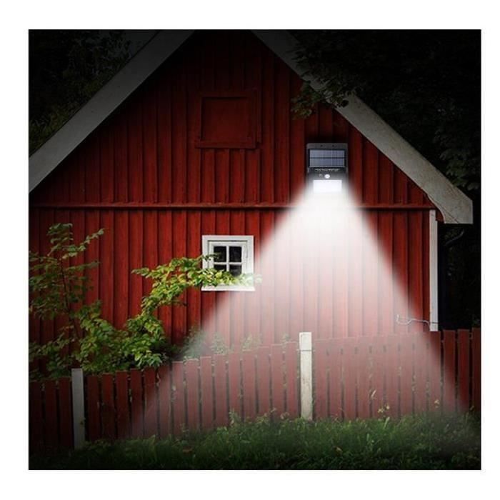 4 unidades de luces solares exteriores de 20 LED - Iluminación solar para exteriores - Faroles de jardín