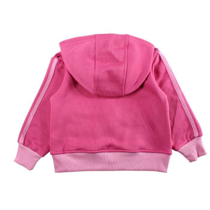 Girls' Fleece Jogging Suit, Disney Lilo & Stitch Warm Tracksuit - Fuchsia, Ages 2-8