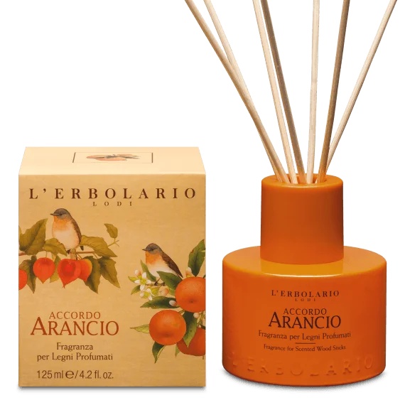 Parfum d'ambiance L'ERBOLARIO Accord Orange pour bâtonnets d'encens 125 ml