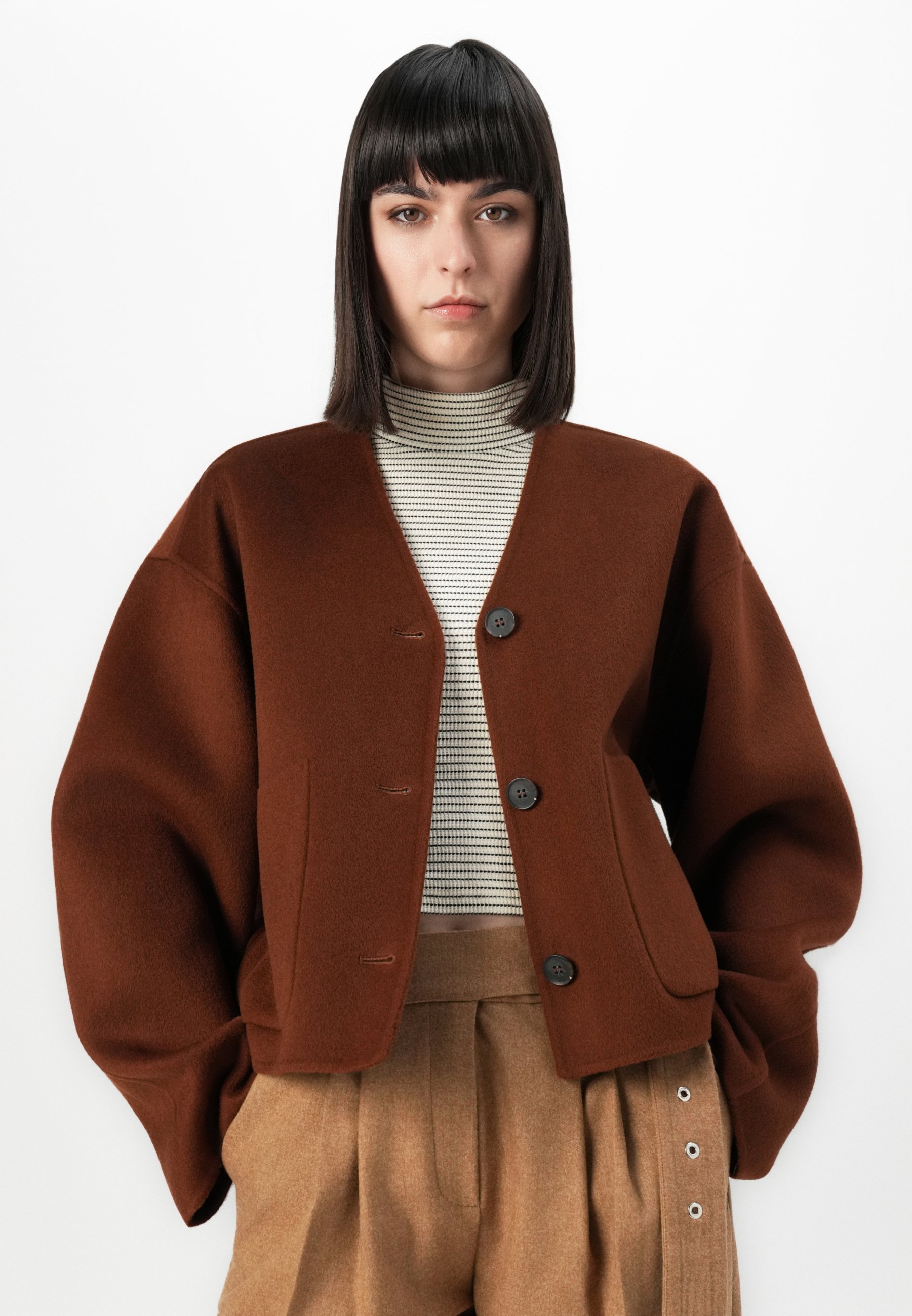 IVY OAK JENEVA - Cardigan - roestbruin