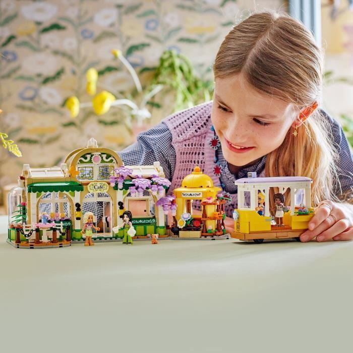 LEGO Friends 42671 Plantencafé en Bloemenkiosk - Bouwset voor kinderen vanaf 9 jaar