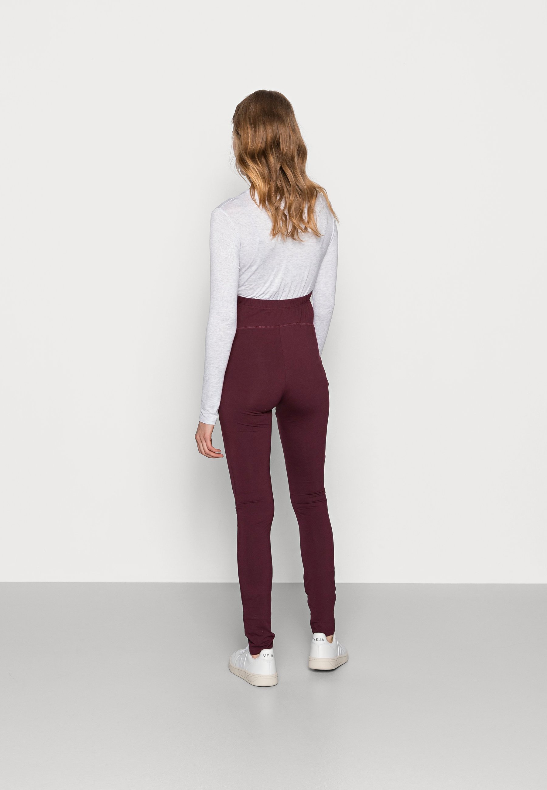 Anna Field MAMA 3-PACK - Leggings - Broek - zwart/bordeaux/donkerblauw